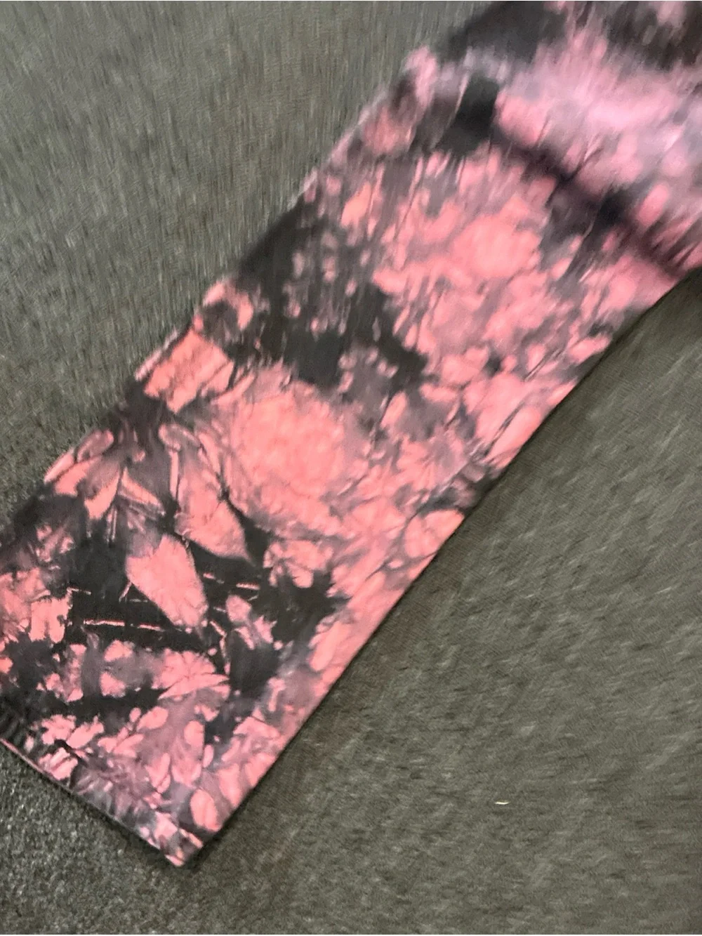 Men Market My Chemical Romance Jeans Black/Pink Tyedye Skater Grunge Goth SZ 34